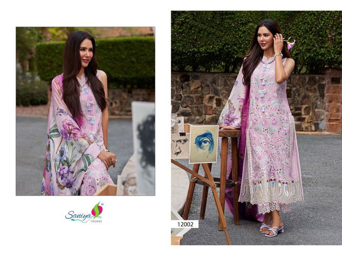 Mushq Vol 12 By Saniya Cotton Designer Pakistani Suits Wholesale Shop In Surat
